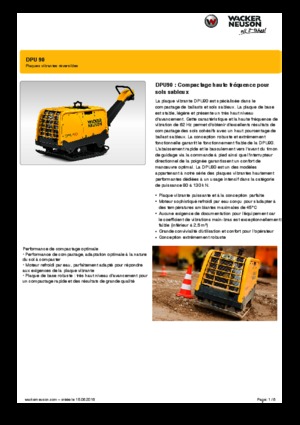 Виброплочи с обратен ход Wacker Neuson DPU90 Lem 770