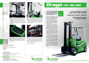 Челни вилични мотокари, дизелови Cesab Drago 150