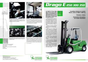 Челни вилични мотокари, дизелови Cesab Drago 250 E