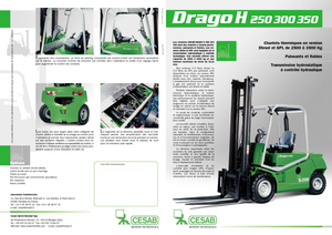 Челни вилични мотокари, дизелови Cesab Drago 350 H