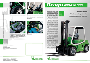 Челни вилични мотокари, дизелови Cesab Drago 400