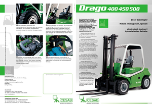 Челни вилични мотокари, дизелови Cesab Drago 400