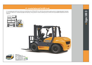 Челни вилични мотокари, дизелови OMG Ergos 100 D