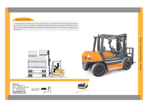 Челни вилични мотокари, дизелови OMG Ergos 70 D