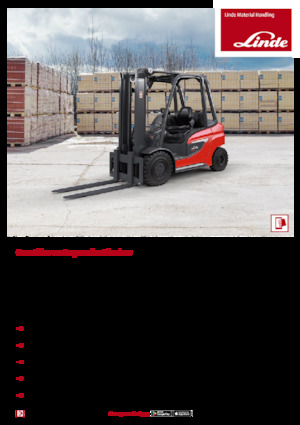 Дизелови вилкови повдигачи с взривна защита Linde H25D