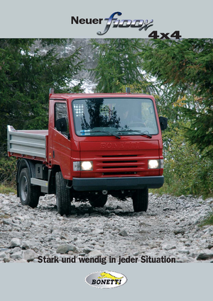 Общински многофункционални превозни средства на дизел Bonetti F 100 X