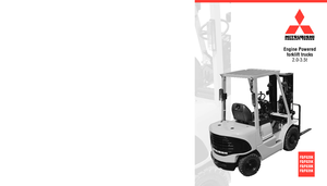 Челни вилични мотокари, дизелови Mitsubishi FD 30 K