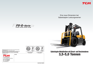 Челни вилични мотокари, дизелови TCM FD 35 T 2