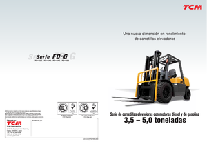 Челни вилични мотокари, дизелови TCM FD 35 T 2