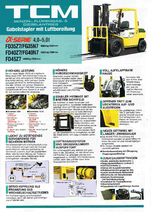 Челни вилични мотокари, дизелови TCM FD 45 Z 7