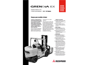 Челни вилични мотокари, дизелови Mitsubishi FD 40 N