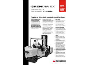 Челни вилични мотокари, дизелови Mitsubishi FD 40 N