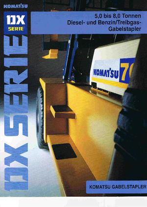 Челни вилични мотокари, дизелови Komatsu FD 80-6