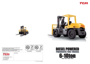 Челни вилични мотокари, дизелови TCM FD 100-2