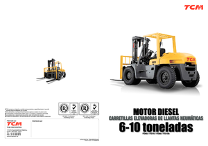 Челни вилични мотокари, дизелови TCM FD 100-2