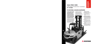 Челни вилични мотокари, дизелови Mitsubishi FD100N