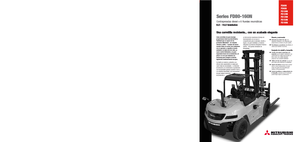 Челни вилични мотокари, дизелови Mitsubishi FD100N