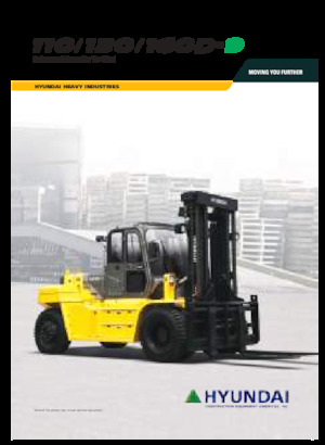 Челни вилични мотокари, дизелови Hyundai 130D-9