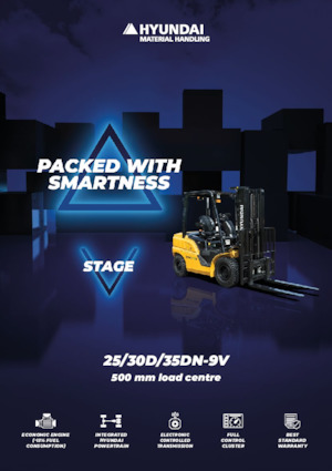 Челни вилични мотокари, дизелови Hyundai 35DN-9V