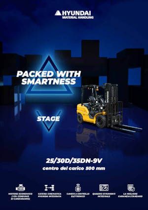 Челни вилични мотокари, дизелови Hyundai 35DN-9V