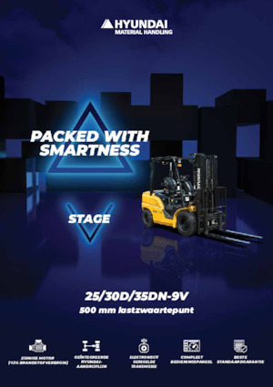 Челни вилични мотокари, дизелови Hyundai 35DN-9V