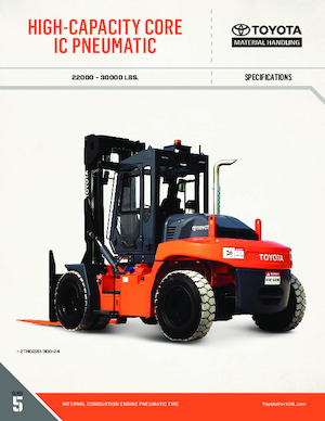 Челни вилични мотокари, дизелови Toyota 2THD220-24