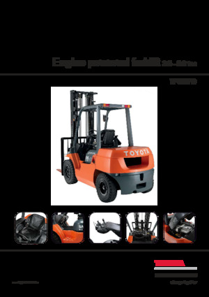 Челни вилични мотокари, дизелови Toyota 42-7 FD 45