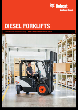 Челни вилични мотокари, дизелови Bobcat D25S-7