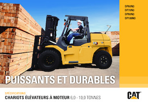 Челни вилични мотокари, дизелови Caterpillar DP70N3