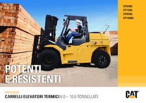 Челни вилични мотокари, дизелови Caterpillar DP100N3