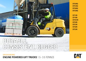 Челни вилични мотокари, дизелови Caterpillar DP30N3