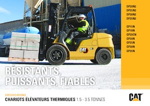 Челни вилични мотокари, дизелови Caterpillar DP30N3