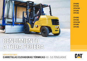 Челни вилични мотокари, дизелови Caterpillar DP40N3