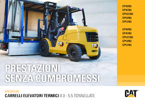 Челни вилични мотокари, дизелови Caterpillar DP40N3