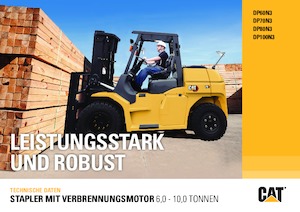 Челни вилични мотокари, дизелови Caterpillar DP70N3