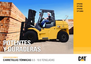 Челни вилични мотокари, дизелови Caterpillar DP80N3