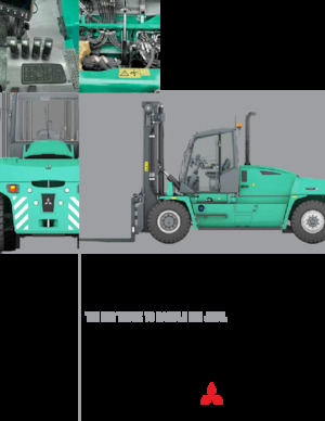 Челни вилични мотокари, дизелови Mitsubishi FD160L6P