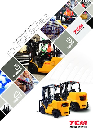 Челни вилични мотокари, дизелови TCM FD50C-E2