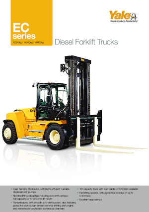 Челни вилични мотокари, дизелови Yale GDP 160EC12