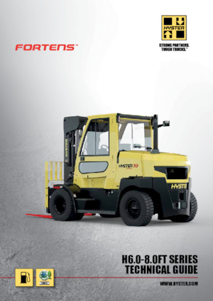 Челни вилични мотокари, дизелови Hyster H7.0FTS 9