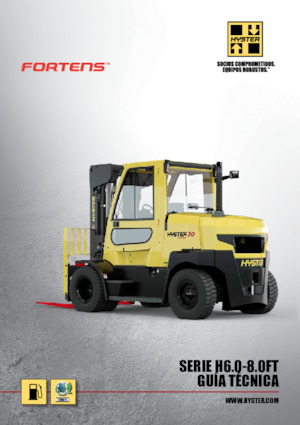 Челни вилични мотокари, дизелови Hyster H7.0FTS 9