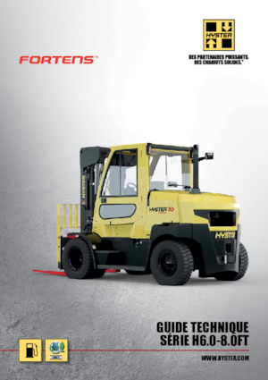 Челни вилични мотокари, дизелови Hyster H7.0FTS 9