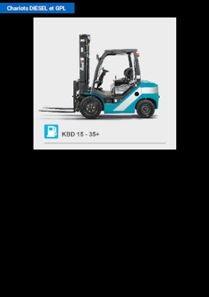 Челни вилични мотокари, дизелови Baoli KBD 25+