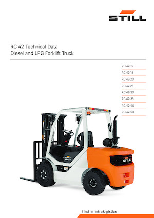 Челни вилични мотокари, дизелови Still RC 42-25