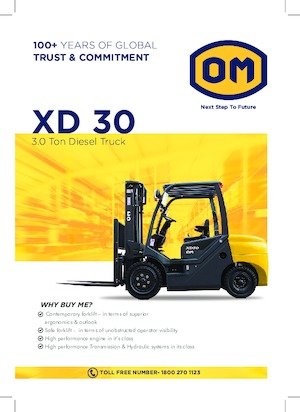 Челни вилични мотокари, дизелови OM XD30