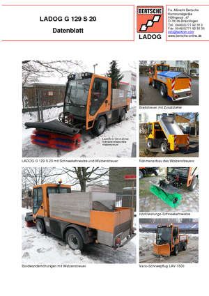 Общински многофункционални превозни средства на дизел Ladog G 129 N 20 E5