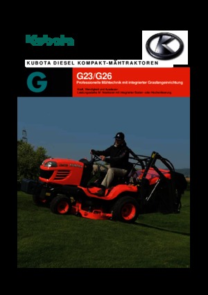 Общински многофункционални превозни средства на дизел Kubota G 23 LD