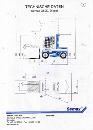 Телескопични манипулатори на материали Semax G 50 L-D