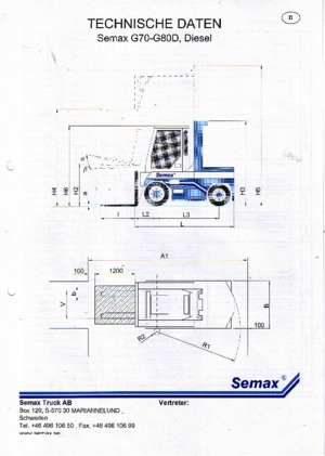 Телескопични манипулатори на материали Semax G 70 L-D
