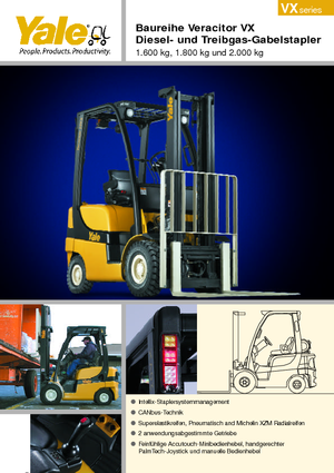 Челни вилични мотокари, дизелови Yale GDP 20VX